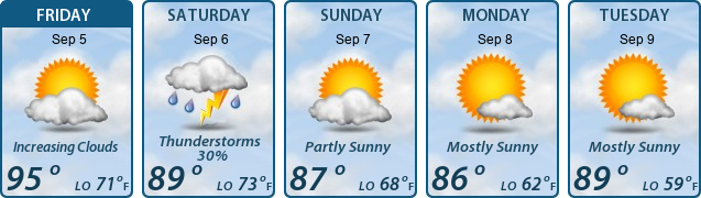 5-Day Forecast